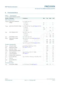 PMZ350XN Datasheet Page 6