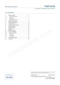 PMZ760SN Datasheet Page 14