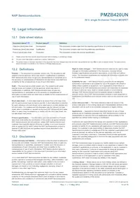 PMZB420UN Datasheet Page 14