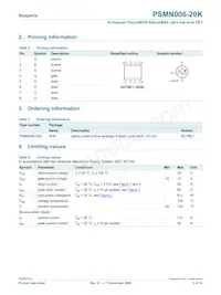 PSMN006-20K Datasheet Page 2