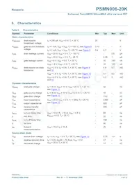 PSMN006-20K Datasheet Page 5