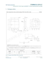 PSMN012-25YLC Datasheet Page 11