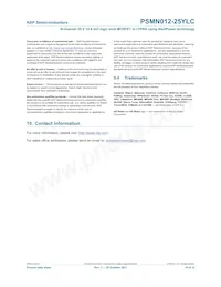 PSMN012-25YLC Datasheet Page 14