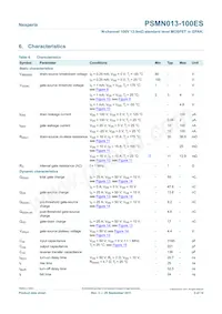 PSMN013-100ES Datasheet Pagina 5