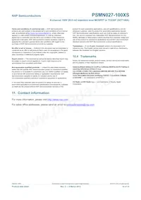 PSMN027-100XS Datasheet Page 15