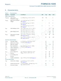 PSMN038-100K Datasheet Page 5