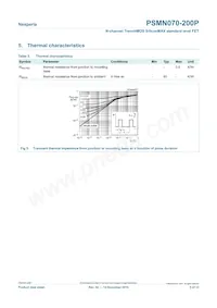 PSMN070-200P Datasheet Page 5