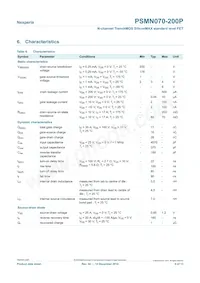 PSMN070-200P Datasheet Page 6