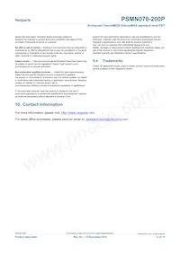 PSMN070-200P Datasheet Page 12