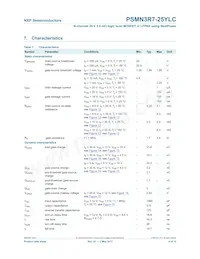 PSMN3R7-25YLC數據表 頁面 6