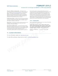 PSMN3R7-25YLC Datasheet Pagina 14