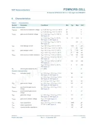 PSMN3R8-30LL數據表 頁面 6