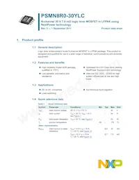 PSMN8R0-30YLC Datasheet Copertura