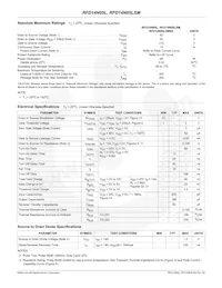 RFP14N05L Datasheet Page 3