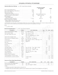 RFP30P06 Datasheet Page 2