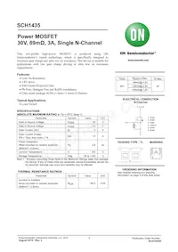 SCH1435-TL-W Datasheet Cover