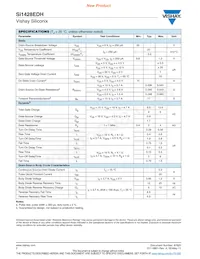 SI1428EDH-T1-GE3 Datasheet Page 2