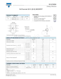 SI1470DH-T1-E3 Datasheet Cover