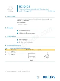 SI2304DS Datasheet Page 2