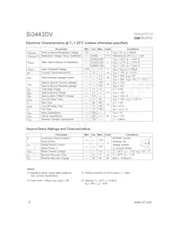 SI3443DV數據表 頁面 2
