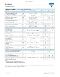 SI4190DY-T1-GE3 Datasheet Page 2