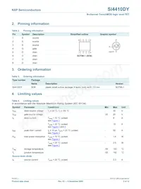 SI4410DY Datasheet Pagina 3