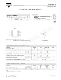 SI9424BDY-T1-GE3 Datasheet Cover