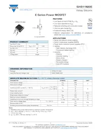 SIHB11N80E-GE3 Datenblatt Cover