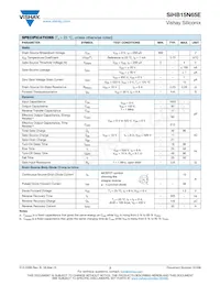 SIHB15N65E-GE3 Datasheet Page 2