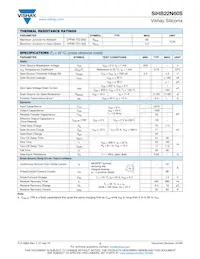 SIHB22N60S-GE3 Datasheet Page 2