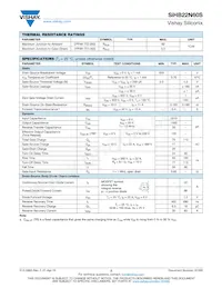 SIHB22N60S-GE3數據表 頁面 2