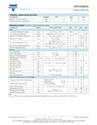 SIHF22N60S-E3 Datasheet Page 2