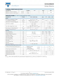 SIHG22N60S-E3 Datasheet Pagina 2