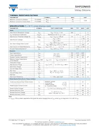 SIHP22N60S-E3 Datasheet Page 2