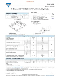 SIR798DP-T1-GE3 Datasheet Cover