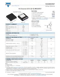 SIS496EDNT-T1-GE3 Datasheet Cover