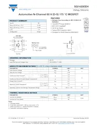 SQ1420EEH-T1-GE3 Datasheet Cover