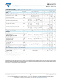 SQ1420EEH-T1-GE3 Datasheet Page 2