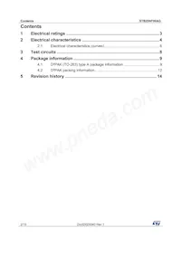 STB25NF06AG Datasheet Page 2
