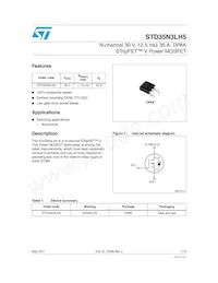 STD35N3LH5 Datasheet Cover