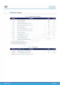 STL12N10F7 Datasheet Page 2