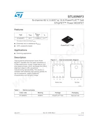 STL85N6F3 Datasheet Cover