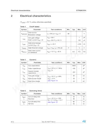 STP80N70F4 Datasheet Page 4