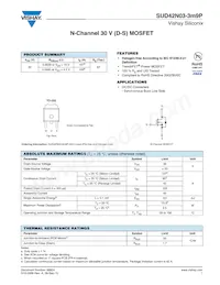 SUD42N03-3M9P-GE3 Datasheet Cover
