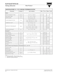 SUP75P05-08-E3 Datenblatt Seite 2