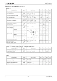 TPCF8B01(TE85L Datasheet Pagina 3