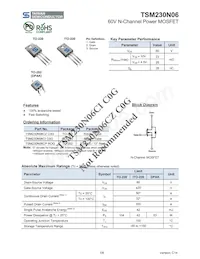 TSM230N06CZ C0G Datasheet Cover