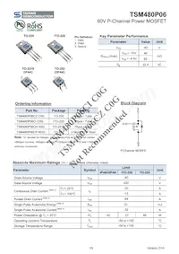 TSM480P06CZ C0G Datasheet Cover