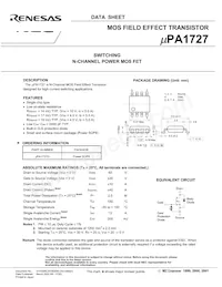 UPA1727G-E1-A數據表 頁面 3
