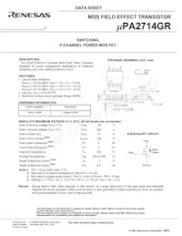 UPA2714GR(0)-E1-A Datasheet Page 3
